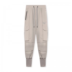 Asrv 0437. TETRA-LITE™ Cargo High Rib Men's Jogger Grey | 43290PWCM