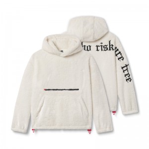 Asrv 0553. Sherpa Recovery Men's Hoodie White / Black | 30715TDUX