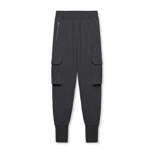 Asrv 0654. Tech-Terry™ Cargo High Rib Men's Jogger Black | 82796NXQL