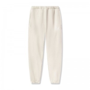 Asrv 0655. Tech-Terry™ Oversized Men's Sweatpants White | 38729OGDQ