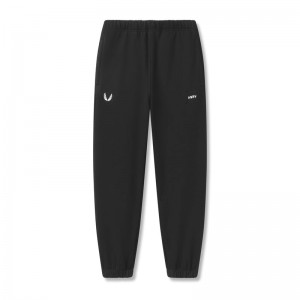 Asrv 0655. Tech-Terry™ Oversized Men's Sweatpants Black | 90156LZBD