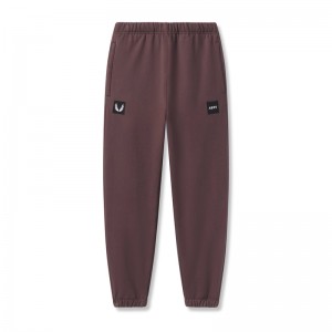 Asrv 0655. Tech-Terry™ Oversized Men's Sweatpants Red Brown | 91526XGQK