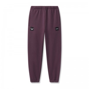 Asrv 0655. Tech-Terry™ Oversized Men's Sweatpants Deep Purple | 75043GZKU