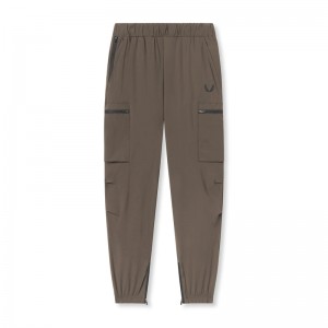 Asrv 0656. Tetra-Lite™ Standard Zip Men's Jogger Grey Brown | 56289MZAT