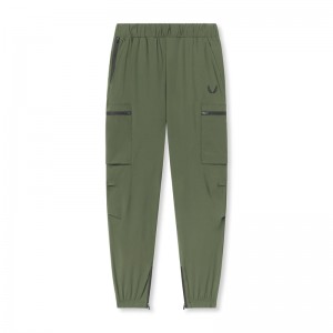 Asrv 0656. Tetra-Lite™ Standard Zip Men's Jogger Olive | 18539LUEA