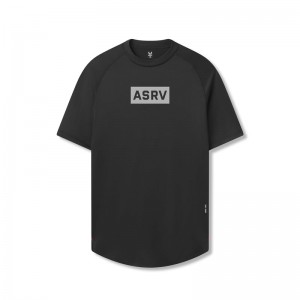 Asrv 0660. AeroSilver® Established Men's Short Sleeve Black | 37892JOCY