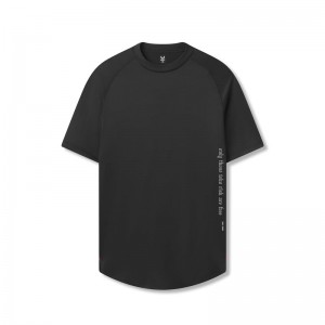 Asrv 0660. AeroSilver® Established Men's Short Sleeve Black | 96730FPQY