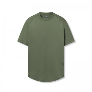 Asrv 0660. AeroSilver® Established Men's Short Sleeve Olive | 32410BFNC