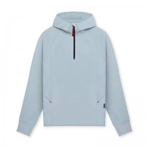 Asrv 0682. Thermal Training Men's Hoodie Light Blue | 60713FHMO