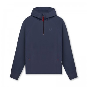 Asrv 0682. Thermal Training Men's Hoodie Navy | 45197YAQW