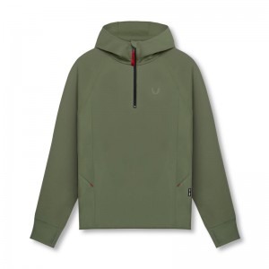 Asrv 0682. Thermal Training Men's Hoodie Olive | 31657WLSV