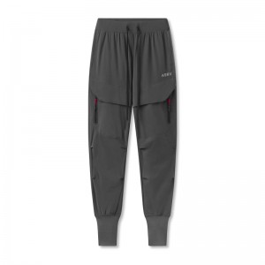 Asrv 0690. Tetra-Lite™ Tech High Rib Men's Jogger Grey | 35760RSGF