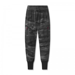 Asrv 0690. Tetra-Lite™ Tech High Rib Men's Jogger Black Camo | 03812LRES