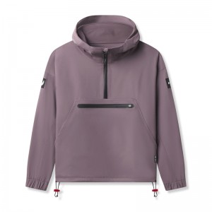 Asrv 0717. Weather-Ready Anorak Men's Jackets Purple | 20489HMYB