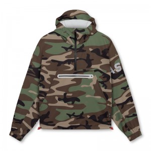 Asrv 0717. Weather-Ready Anorak Men's Jackets Camo | 05237HNYE