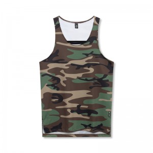 Asrv 0728. Core Mesh Back Extended Men's Tanks Camo | 80239OFAY