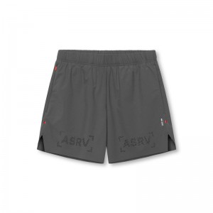 Asrv 0737. Ripstop 6 Perforated Men's Shorts Grey | 59082BKAC