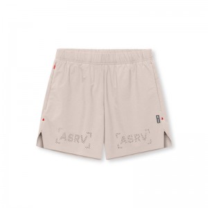 Asrv 0737. Ripstop 6 Perforated Men's Shorts Grey | 65842BEZD