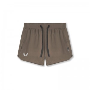 Asrv 0751. Tetra-Lite™ 5 Linerless Men's Shorts Grey Brown | 63814TYIP