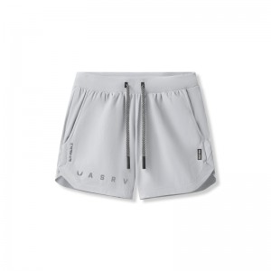 Asrv 0751. Tetra-Lite™ 5 Linerless Men's Shorts Grey | 78163LVQG