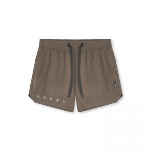 Asrv 0751. Tetra-Lite™ 5 Linerless Men's Shorts Grey Brown | 38401FPSJ