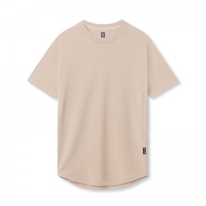 Asrv 0767. Supima® Established Men's Short Sleeve Beige | 74290ARIT