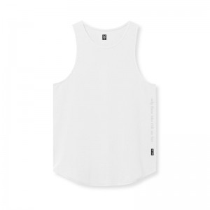 Asrv 0780. Supima® Extended Men's Tanks White | 13068JCVM