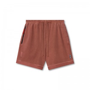 Asrv 0782. Tech Essential™ Sweat Men's Shorts Dark Red | 83702GFZI