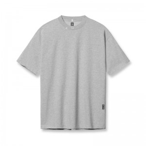 Asrv 0797. Tech Essential™ Relaxed Men's Short Sleeve Grey | 43697GTVP