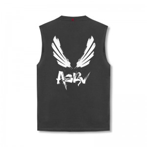 Asrv 0807. Tech Essential™ Relaxed Cutoff Men's Tanks Grey | 54371DTGH