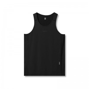 Asrv 0809. Supima® Mesh Panel Training Singlet Men's Tanks Black | 78362XNCH