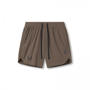 Asrv 0823. Tetra-Lite™ 7" Linerless Men's Shorts Grey Brown | 60841VABU