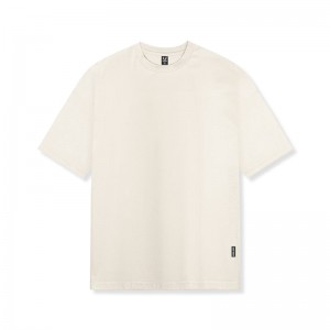 Asrv 0824. Supima® Oversized Men's Short Sleeve White | 39768JPFX