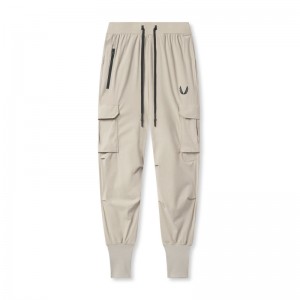 Asrv 0825. Tetra-Lite™ Cargo High Rib Men's Jogger Brown | 74951NPIX