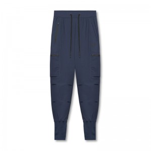 Asrv 0827. Tetra-Lite™ Inlay Pocket High Rib Men's Jogger Navy | 96782IOYH