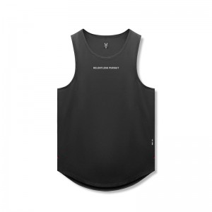 Asrv 0830. AeroSilver® Men's Tanks Black | 05297KWBN