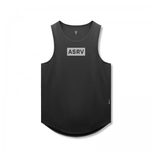 Asrv 0830. AeroSilver® Men's Tanks Black | 34209LFHW