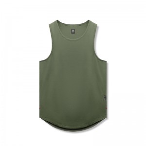 Asrv 0830. AeroSilver® Men's Tanks Olive | 34056EXTP