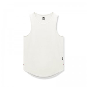 Asrv 0830. AeroSilver® Men's Tanks White | 13768KWQS