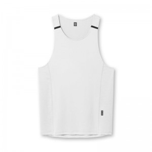 Asrv 0833. 3D-Lite® 2.0 Pro Singlet Men's Tanks White | 87912SZUQ