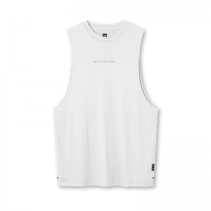 Asrv 0837. 3D-Lite® 2.0 Muscle Men's Tanks White | 86013UQZL