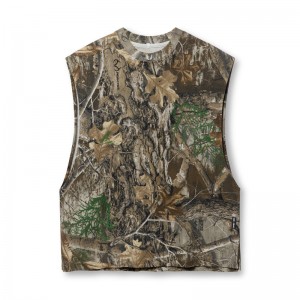 Asrv 0845. Tech Essential™ Rocker Cutoff Men's Tanks Camo | 43621GCJD