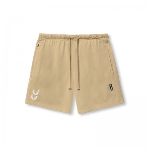 Asrv 0849. Tech Essential™ Sweat Men's Shorts Khaki | 45720UJOE