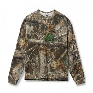 Asrv 0851. Tech Essential™ Relaxed Men's Long Sleeve Camo | 57186VCZM