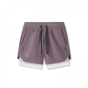 Asrv 0865. Tetra-Lite™ 5 Liner Men's Shorts White | 19526ZJVL