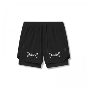 Asrv 0865. Tetra-Lite™ 5" Liner Men's Shorts Black | 13205DHUI