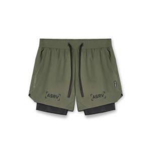 Asrv 0865. Tetra-Lite™ 5" Liner Men's Shorts Olive | 69031NXPR