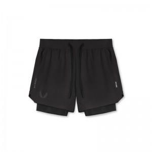 Asrv 0865. Tetra-Lite™ 5" Liner Men's Shorts Black | 07523DBZN