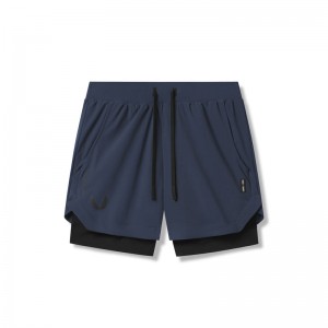 Asrv 0865. Tetra-Lite™ 5" Liner Men's Shorts Navy / Black | 53192CNMI