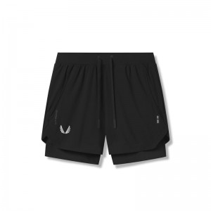 Asrv 0865. Tetra-Lite™ 5 Liner Men's Shorts Black | 60582WAIG